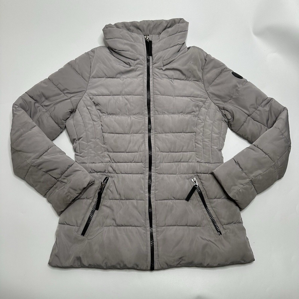 Calvin Klein Performance Coat‎ Women's Size Small S Gray Puffer Polyester Winter